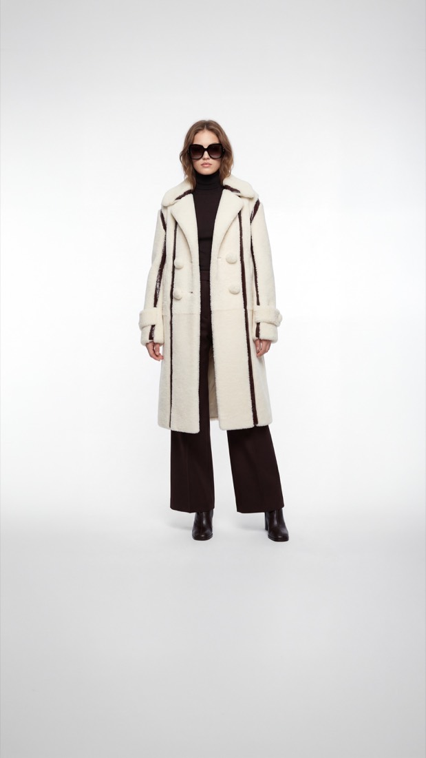 Vintage teddy coat